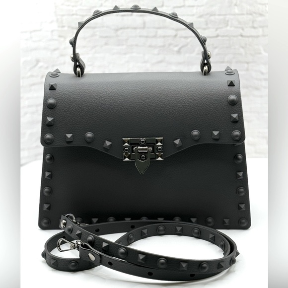 Monotone Studded Clutch - Picture 2 of 2